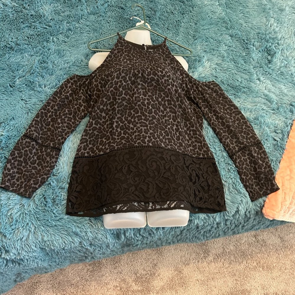 Michael Kors Leopard Print w/ Lace Size XL